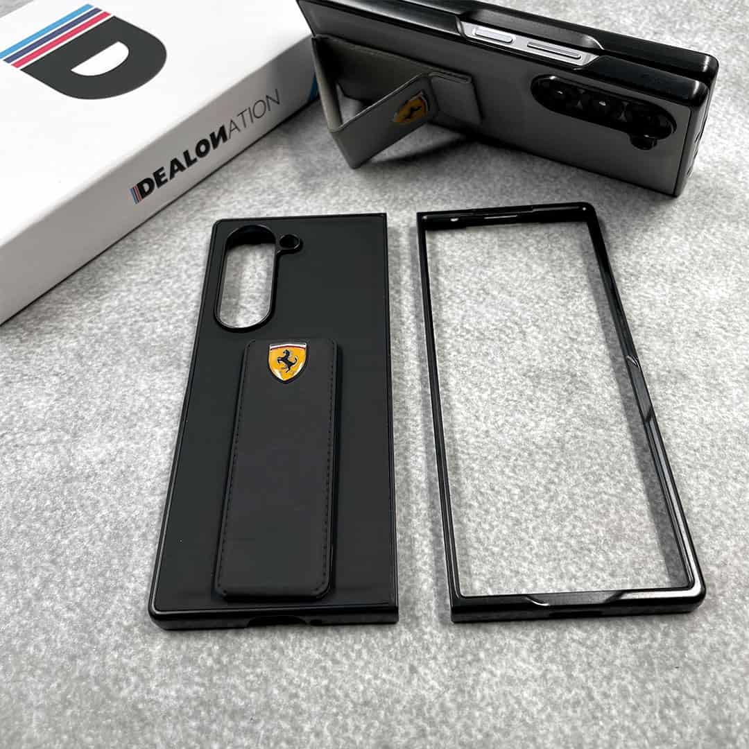 FR Leather Case with Magnetic Closure Stand for Galaxy Z Fold 6