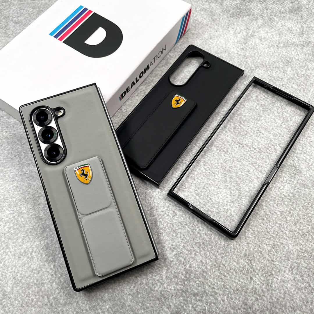 FR Leather Case with Magnetic Closure Stand for Galaxy Z Fold 6