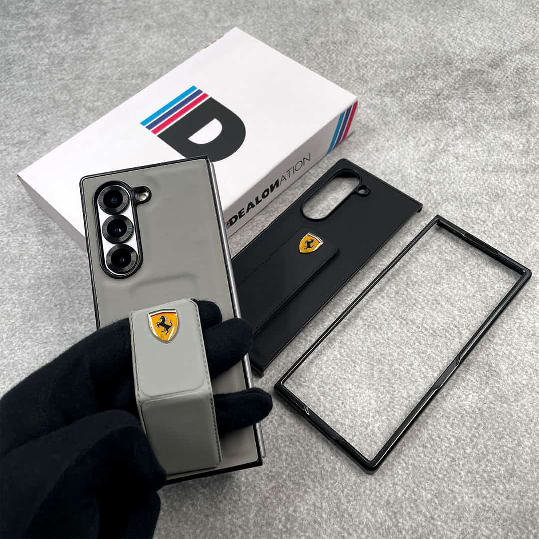 FR Leather Case with Magnetic Closure Stand for Galaxy Z Fold 6