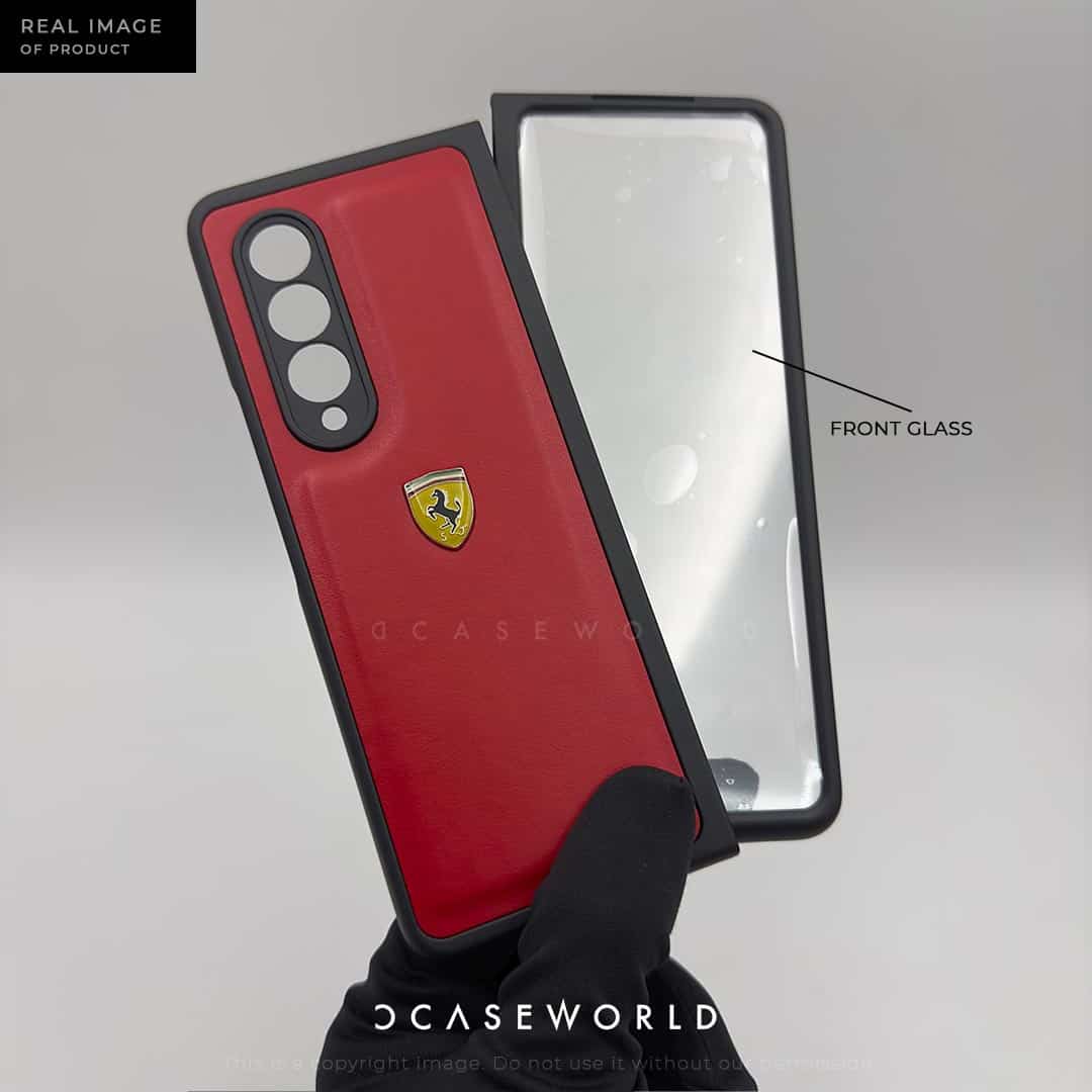 FR Soft Leather Case with Front Glass