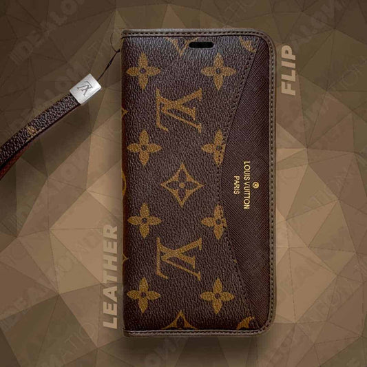 Luxury Flip Leather Case for iPhone