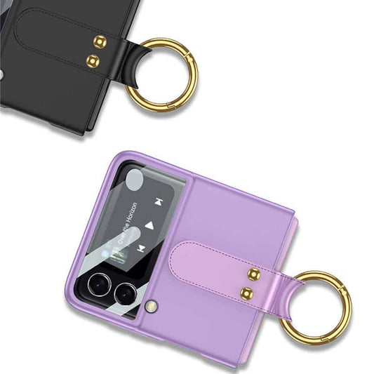 Velvet Touch Case with Ring Z Flip 3