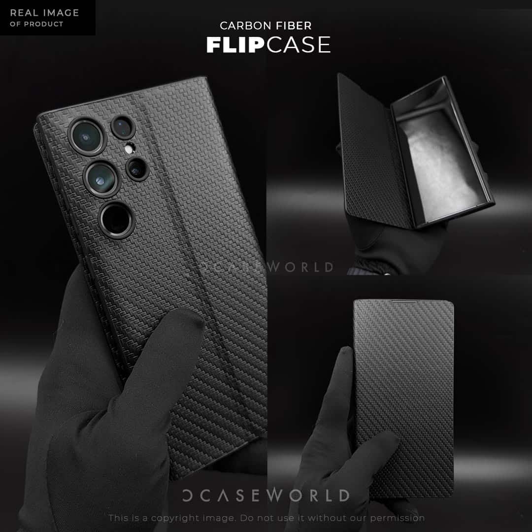 Flip Carbon Fiber for S23 Ultra
