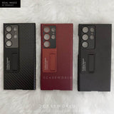 Folding Stand Leather Finish Case