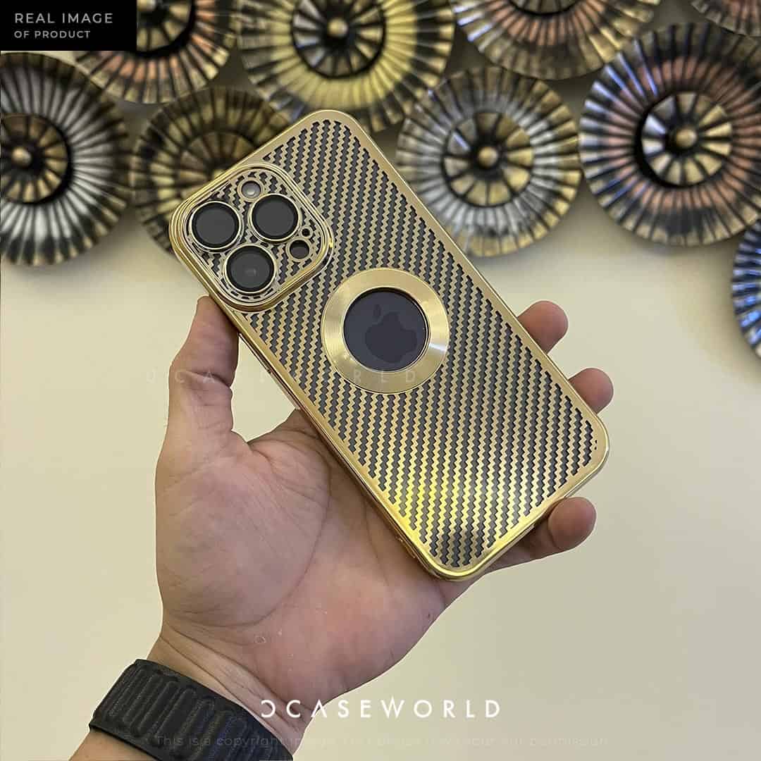 Chrome carbon Fiber Pattern with Lens Glass