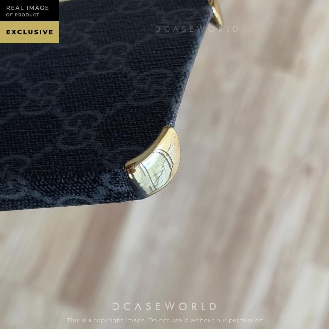 GC Luxury Leather Case with Gold Bumper