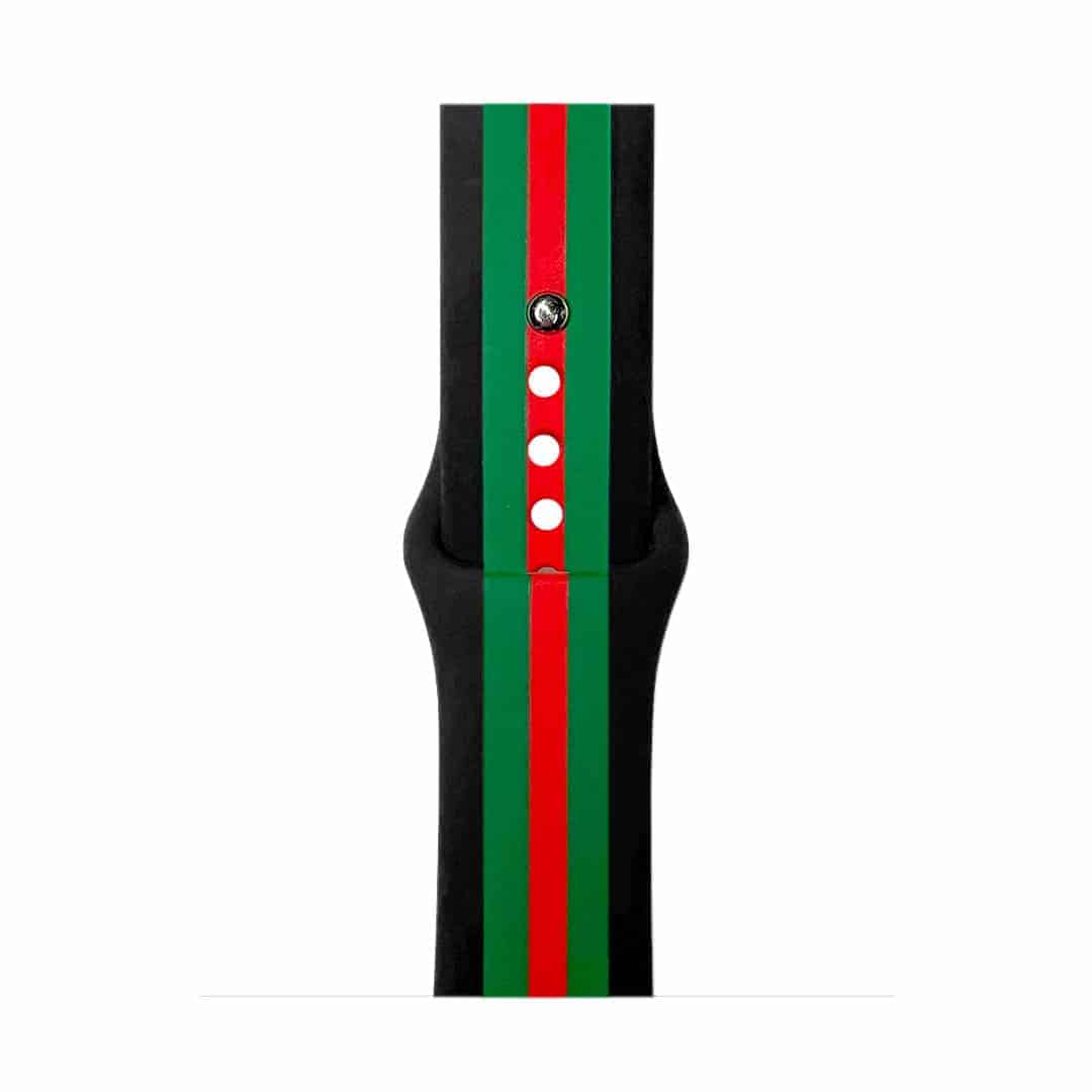 Stripes Silicone Designer Apple Watch Band 42-44 MM