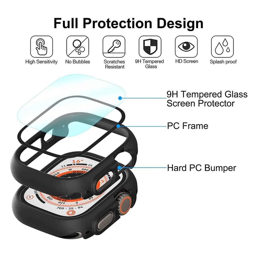 Glass + Case for Apple Watch Ultra 49 MM