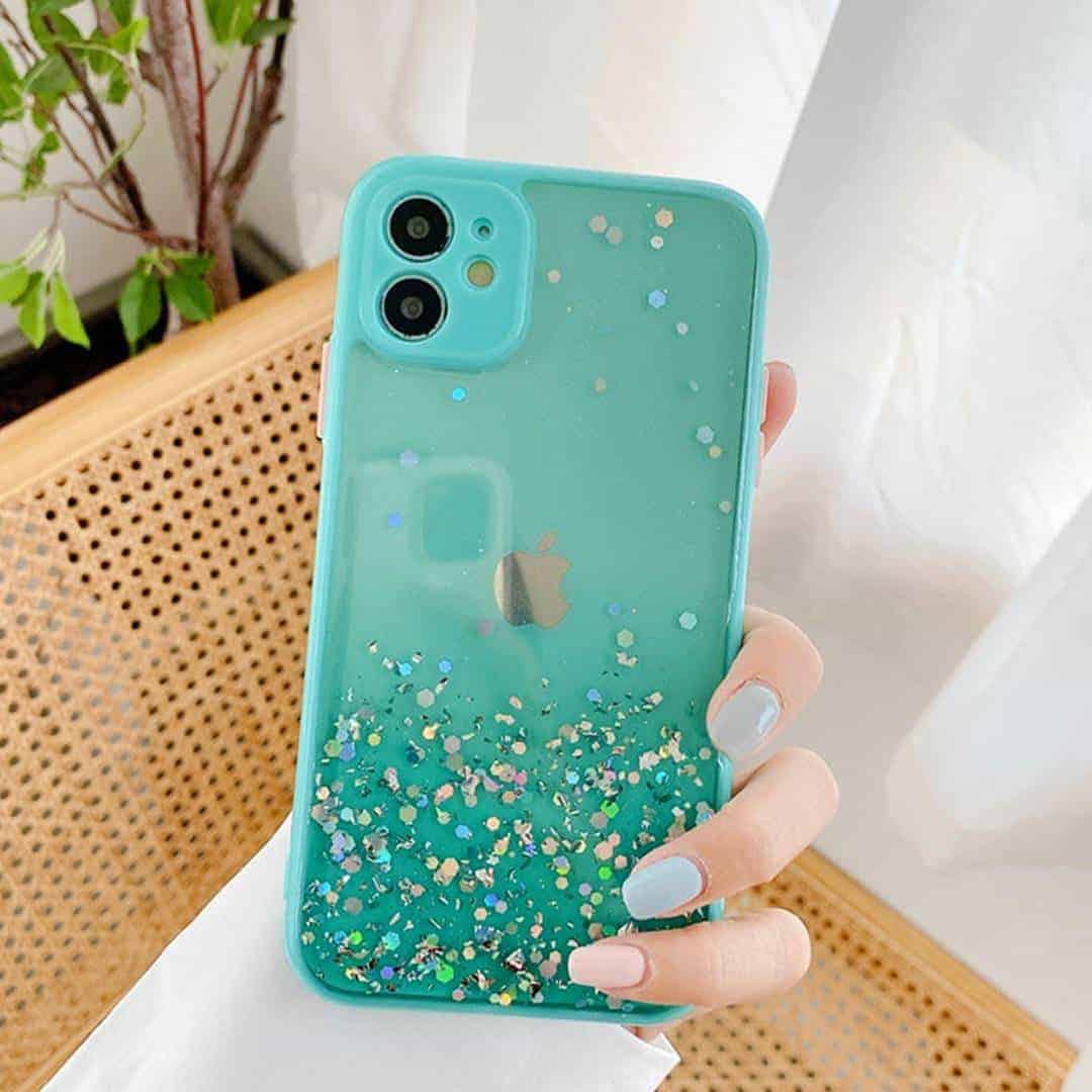 Glittery Sparkles Case with Camera Protection