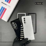 Classy Piano Finshed Premium Z Fold 3 Case