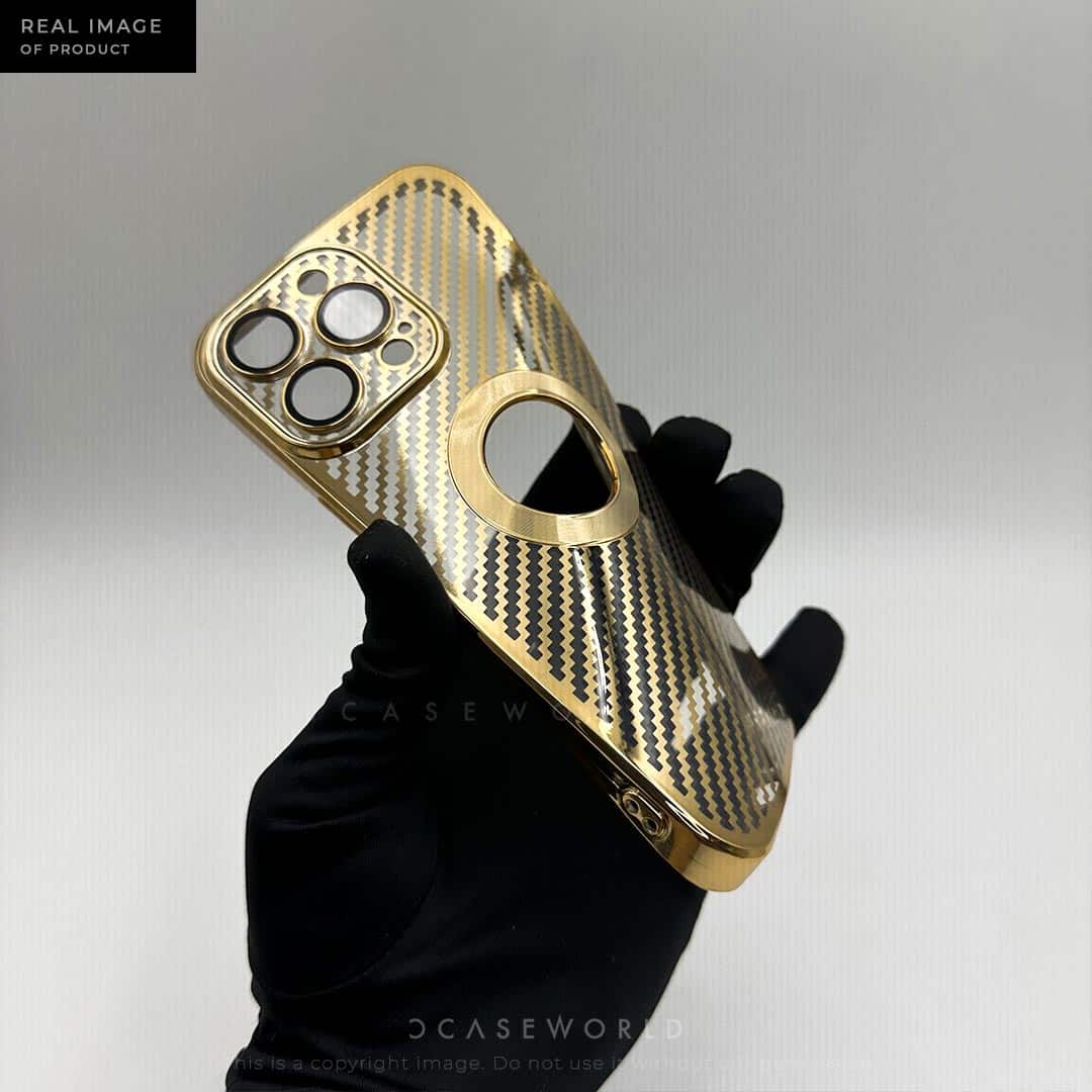 Chrome carbon Fiber Pattern with Lens Glass