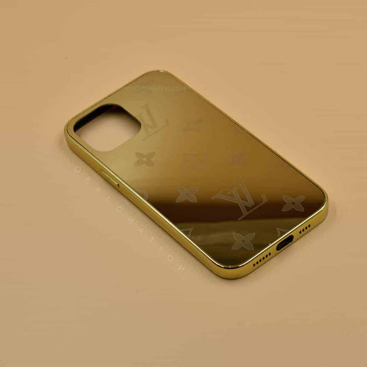 Golden Reflective Back Case