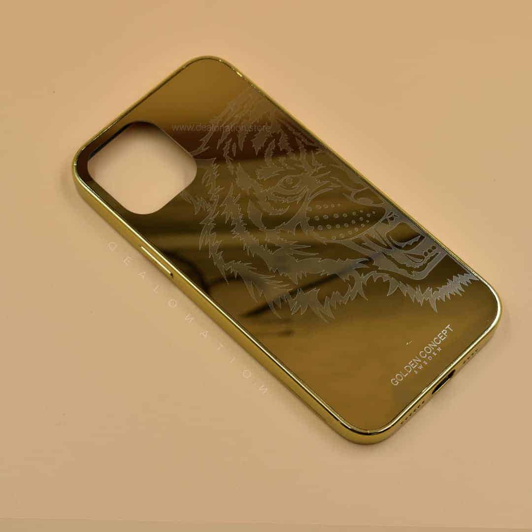 Golden Reflective Back Case