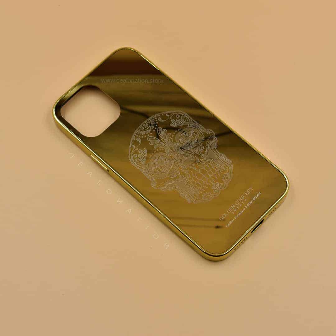 Golden Reflective Back Case
