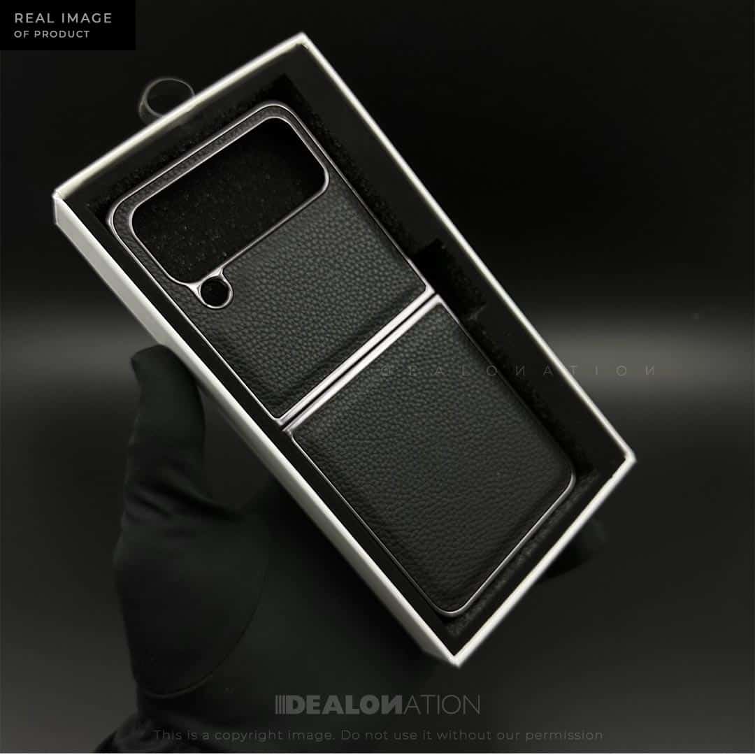 PREMIUM GRAINY LEATHER CASE FOR FILP 4