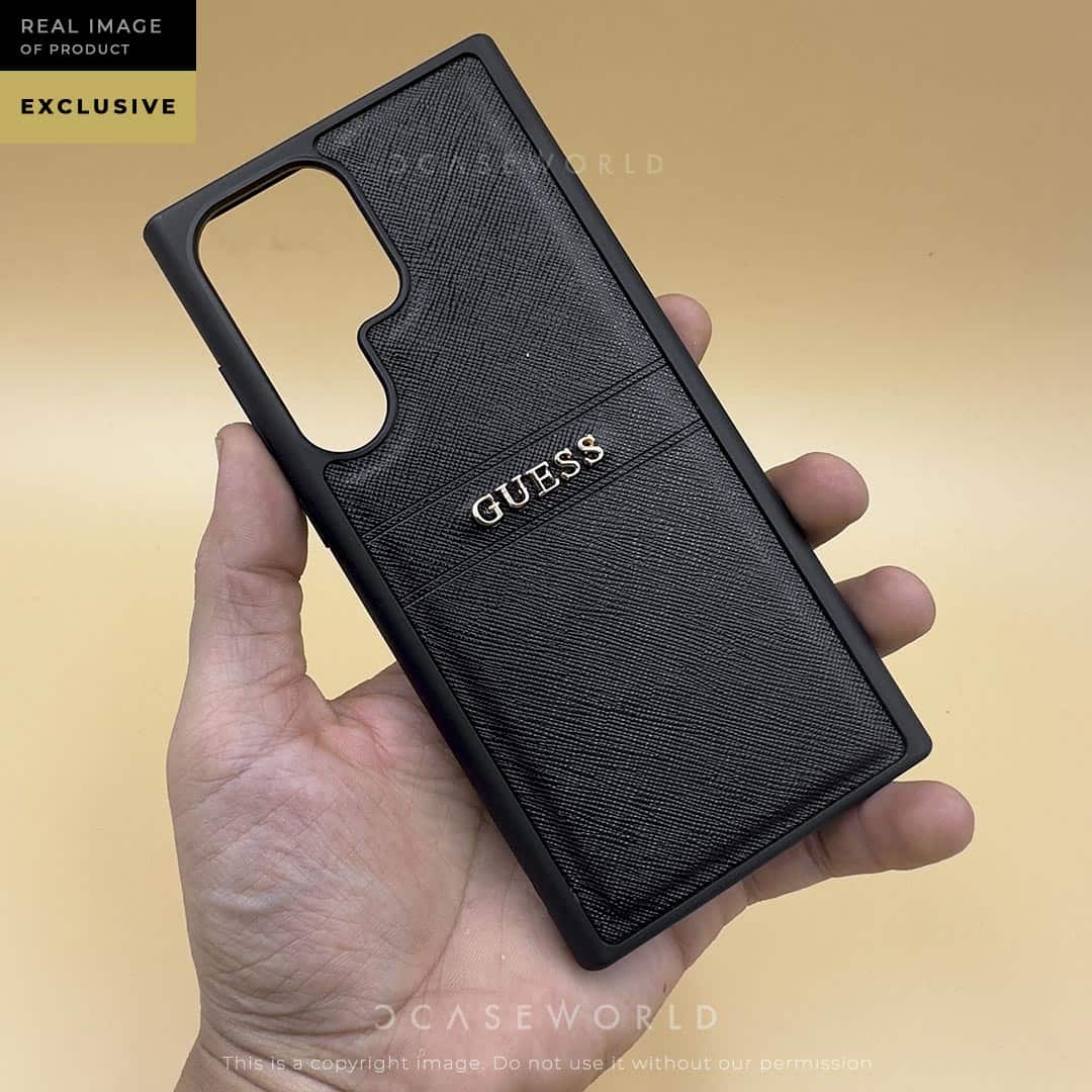 G U E S S Premium Leather Back Case S Series