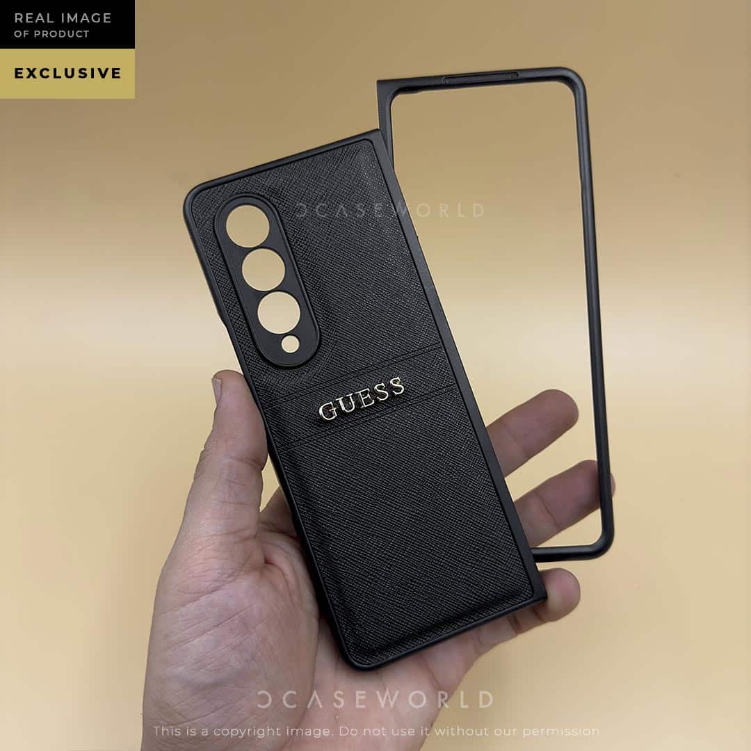 G U E S S Premium Leather Back Case