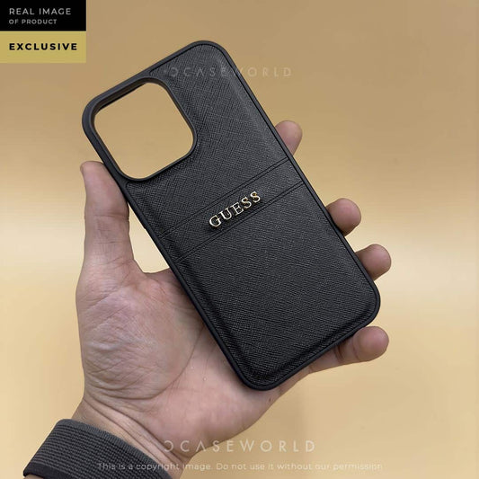G U E S S Premium Leather Back Case