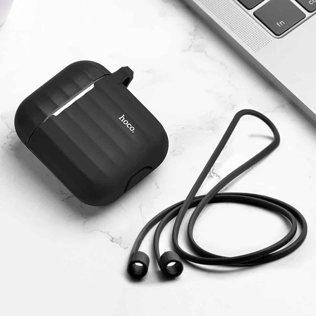Matt Black Silicone AirPods Case