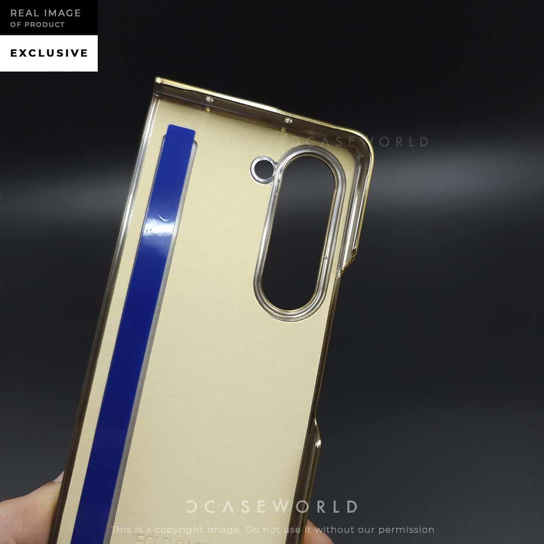Joker Glass Back with Golden Chrome Case