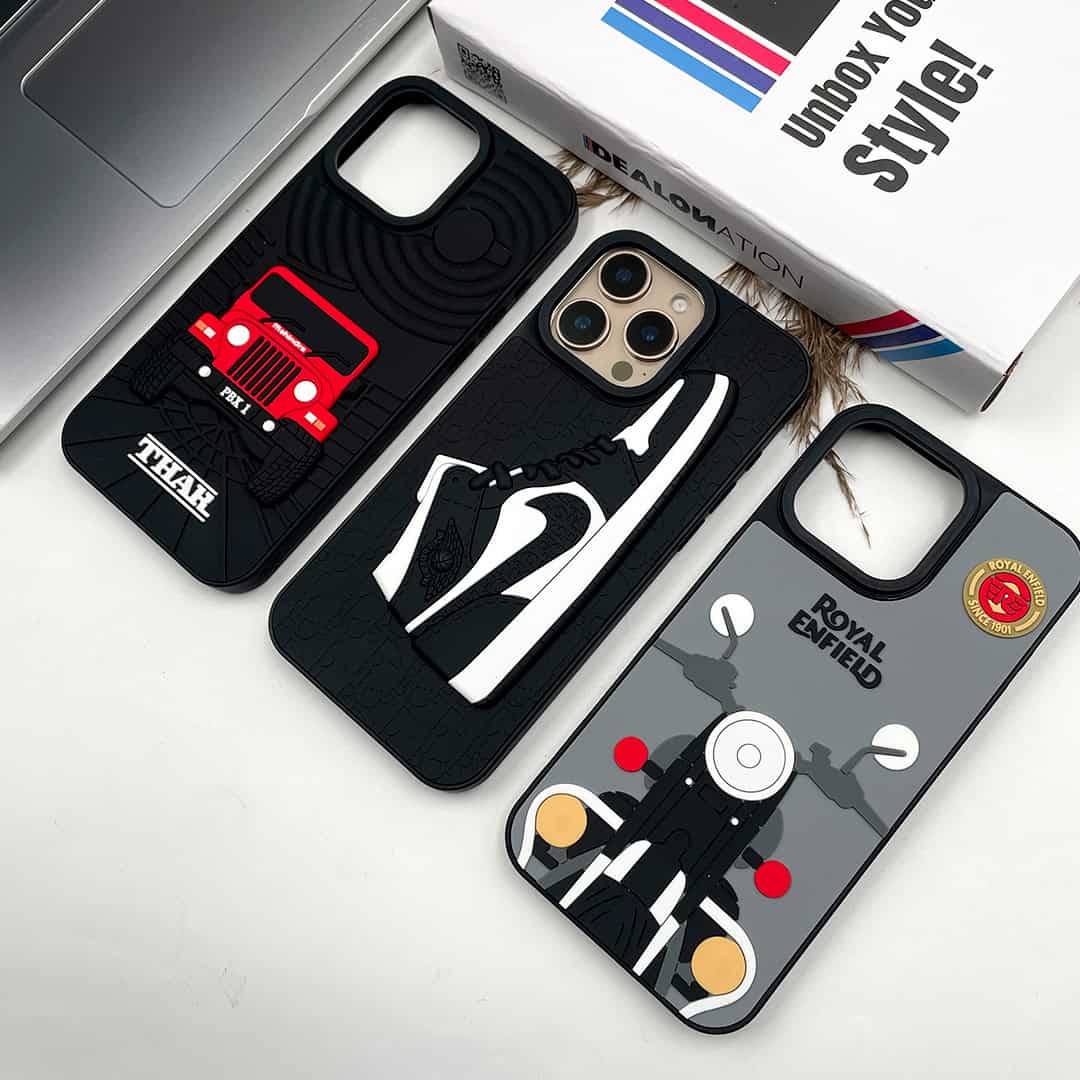 Emboss3D Signature Silicone Case for iPhone
