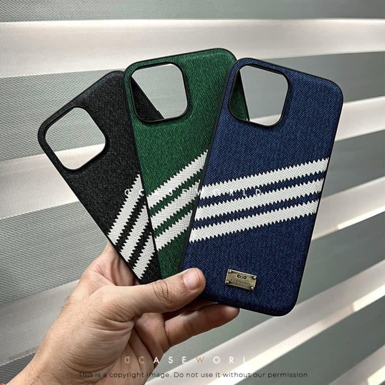 ADS Stripes Pattern Denim Back from KeePhone