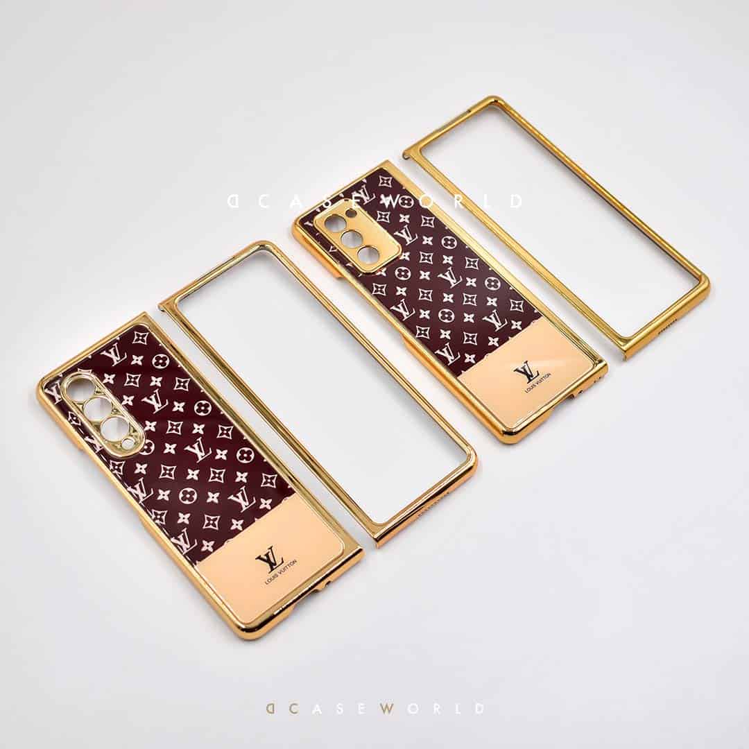 LUXE Premium Glass Back Case with Microfibre Cloth Inside – Z Fold 4