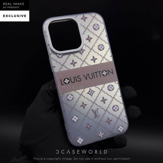 Monogram Silver Gradient Polycarbonate Case