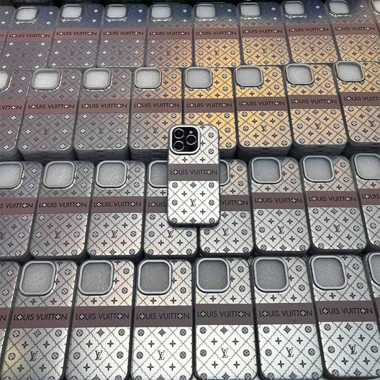 Monogram Silver Gradient Polycarbonate Case