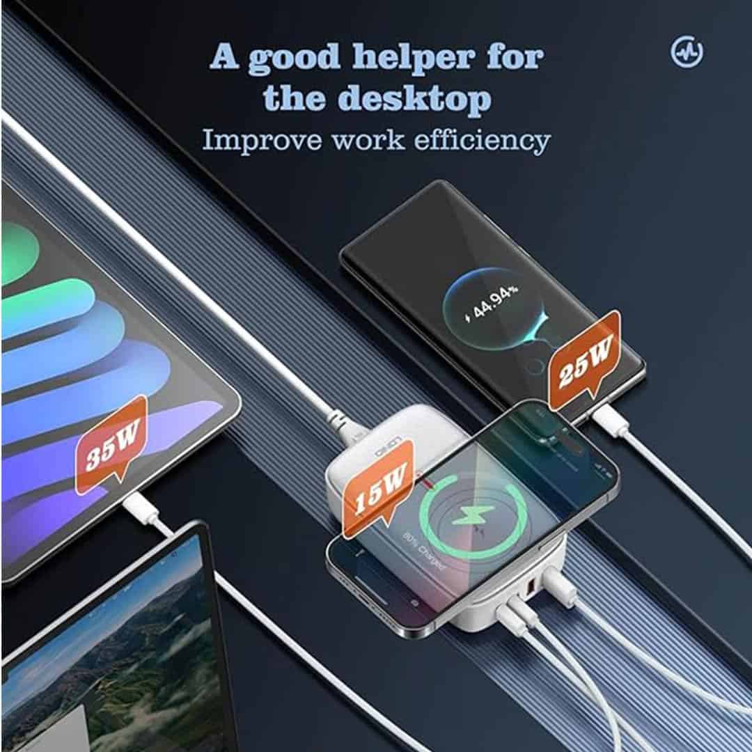 LDINO 140W PD Super Fast Charge + Wireless Charge