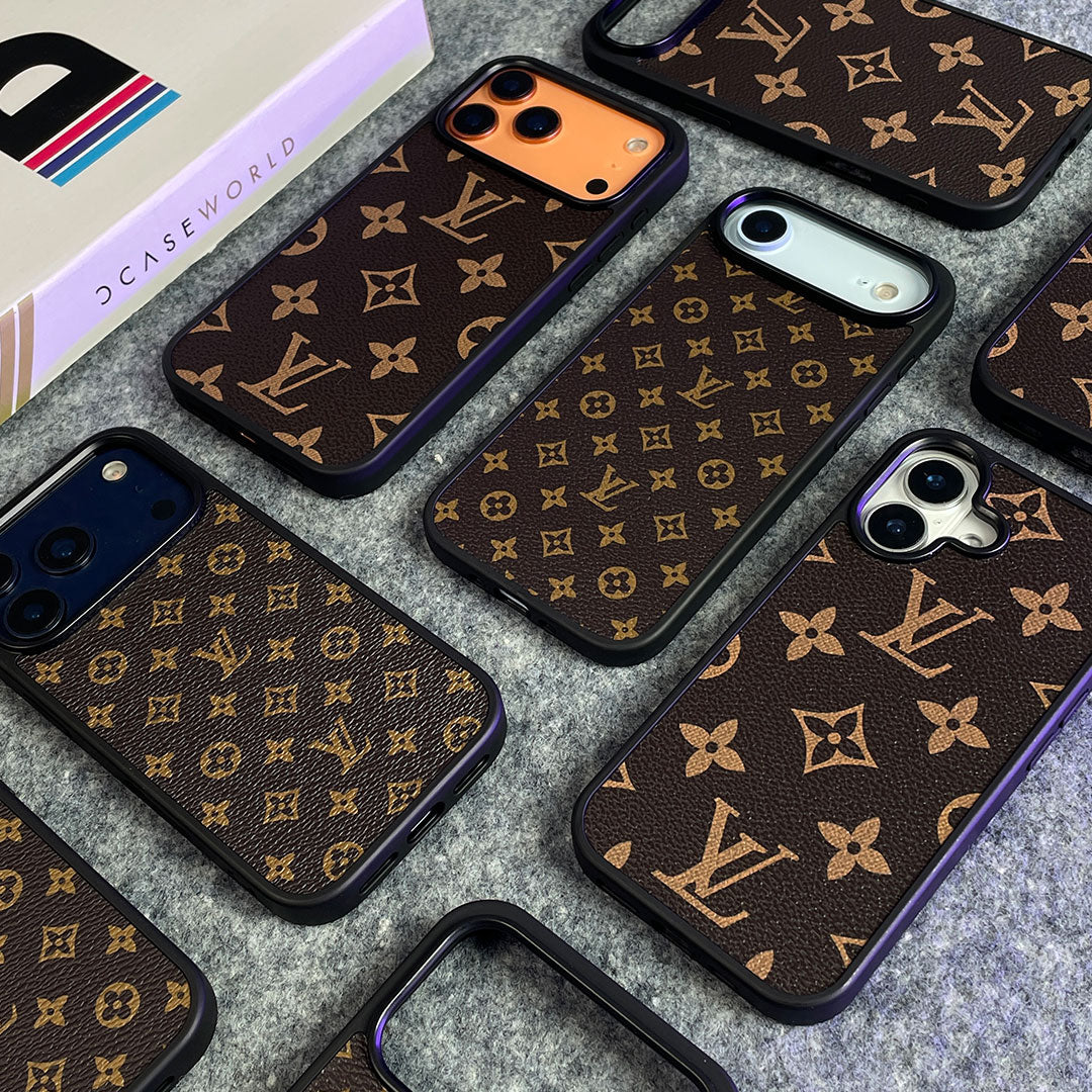 Luxury Designer Leather Case for iPhone