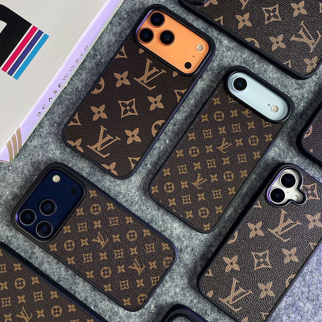 Luxury Designer Leather Case for iPhone