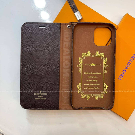 Luxury Flip Leather Case for iPhone