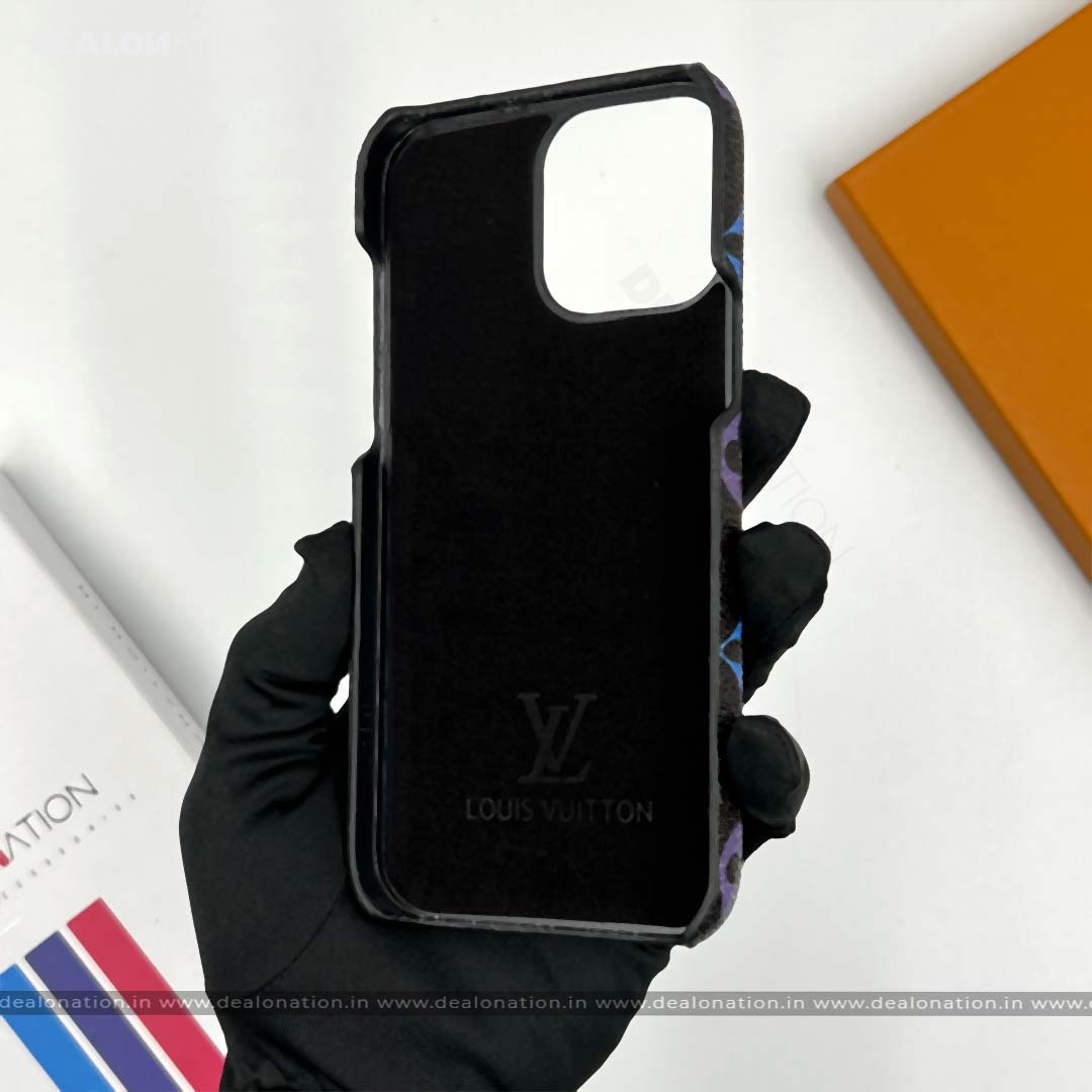 Playing Card Pattern Luxury Leather Case