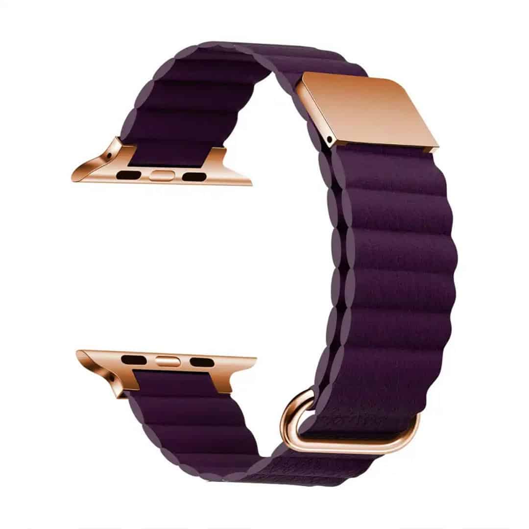 Leather Magnetic Bracelet for Apple Watch Ultra/8/7/6/5/4/3