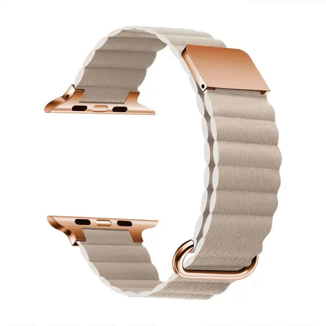 Leather Magnetic Bracelet for Apple Watch Ultra/8/7/6/5/4/3