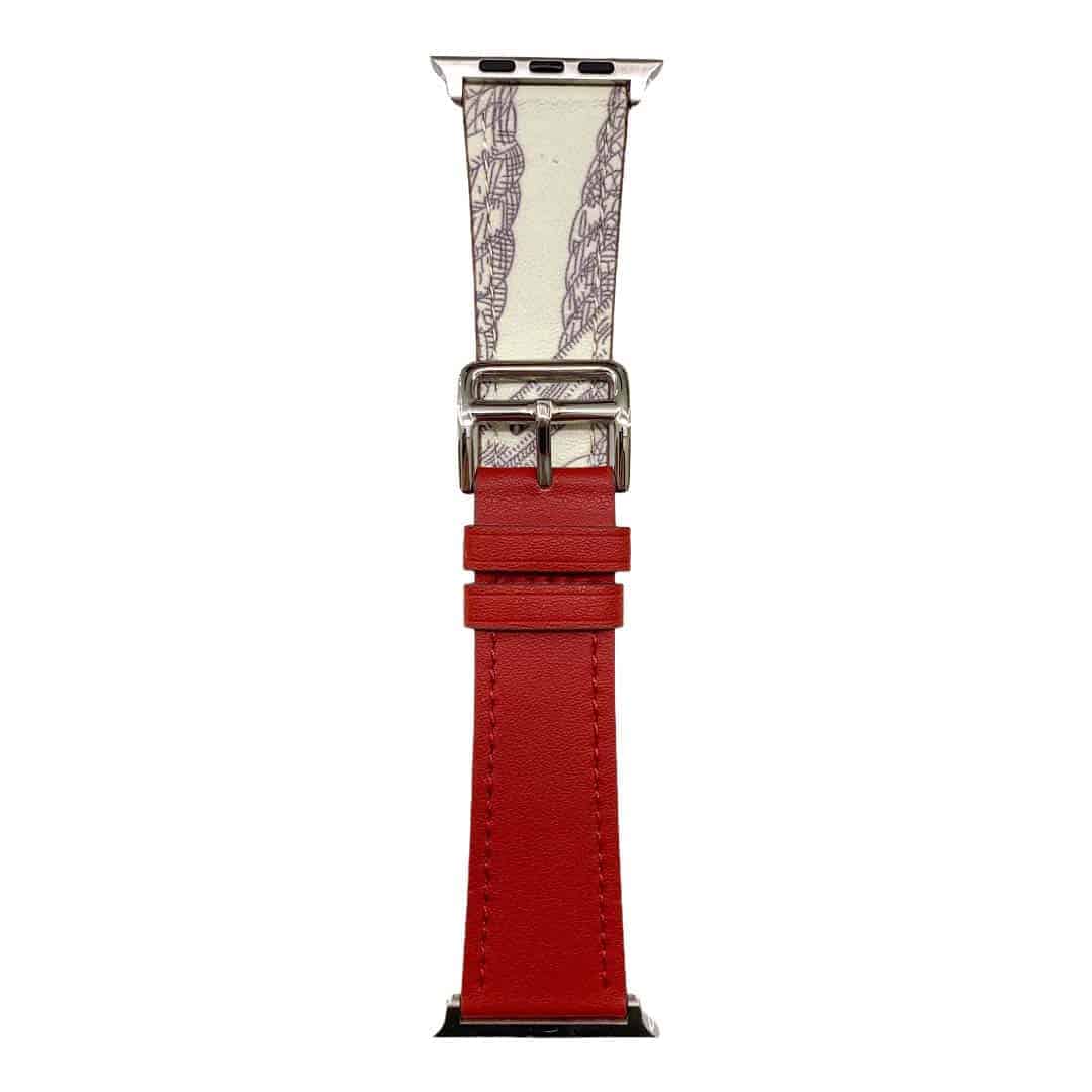 Double Tone Designer Leather Apple Watch Band