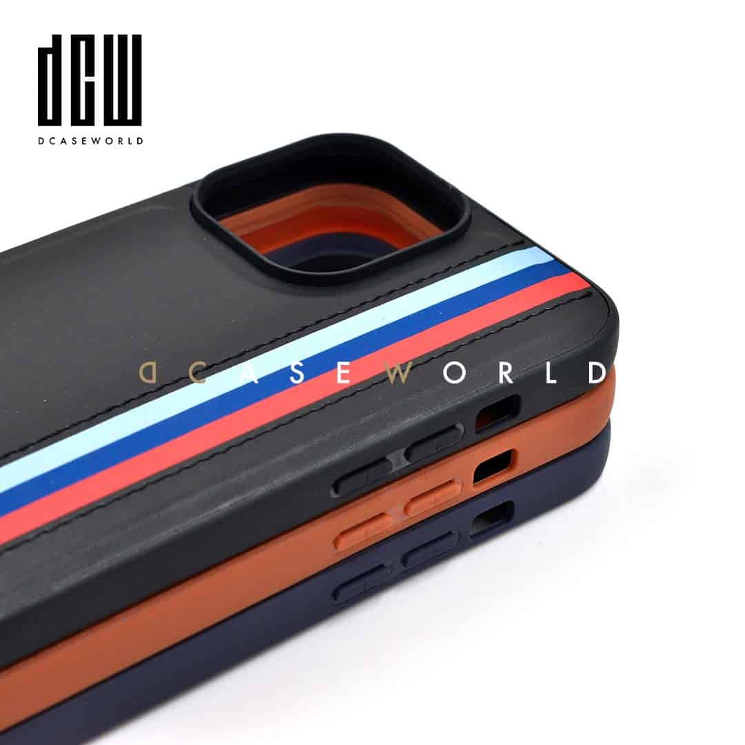 Tri Stripes Leather Case