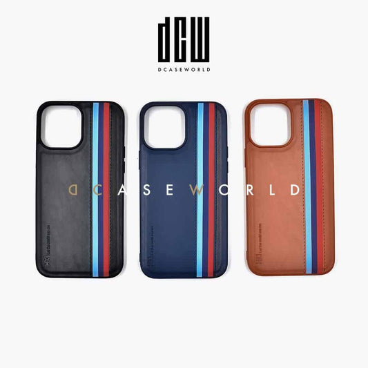 Tri Stripes Leather Case