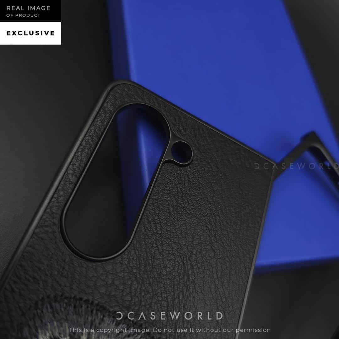 Leopard Embroidery Leather Back Case