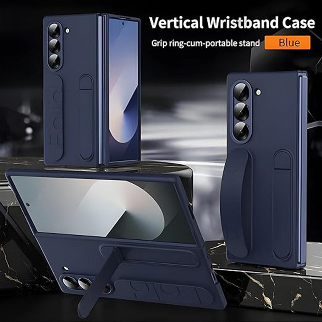 Z Fold Luxe Silicone Wrist Strap Case