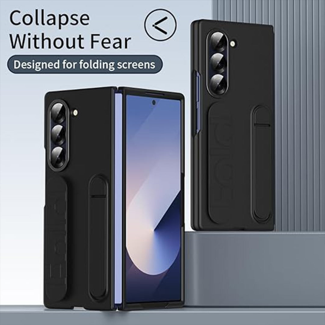 Z Fold Luxe Silicone Wrist Strap Case