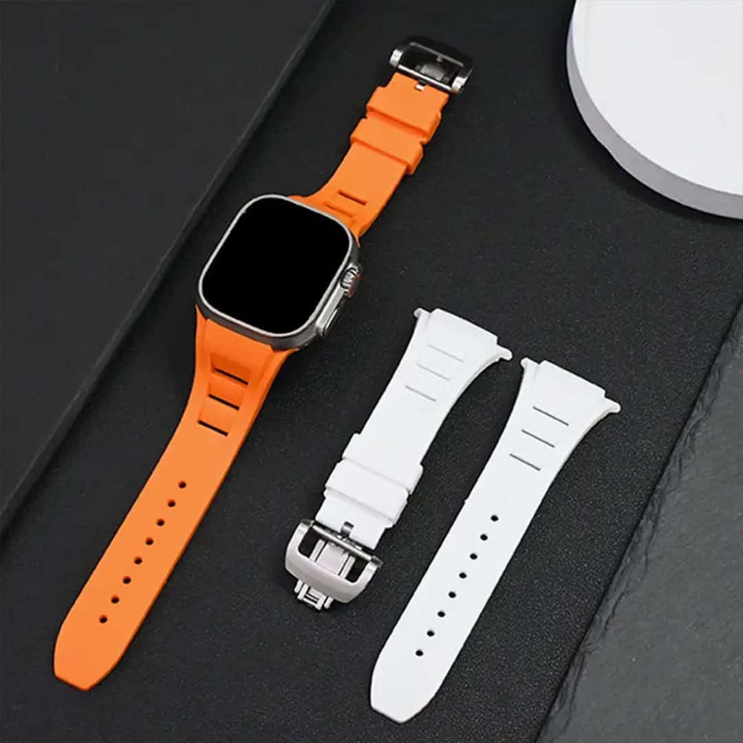 Luxury Richard Miller Style Butterfly Lock Sports Strap (42/44/45/49mm)