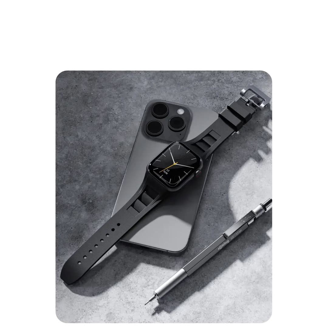 Luxury Richard Miller Style Butterfly Lock Sports Strap (42/44/45/49mm)