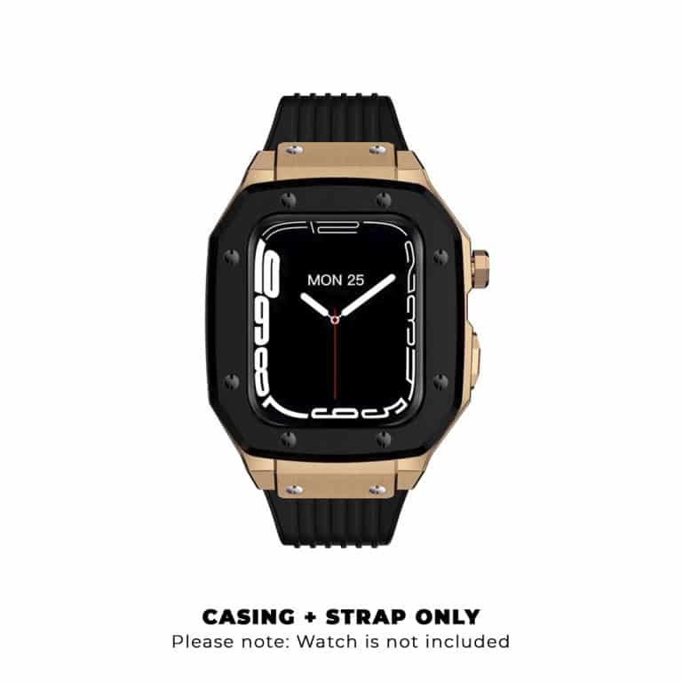 Luxury Stainless Steel Case with Silicon Strap (44-45MM)