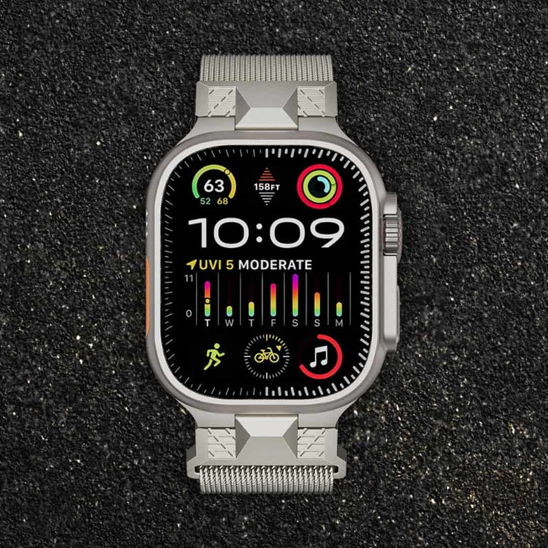 Luxury Natural Titanium Mesh Loop (42/44/45/49mm)