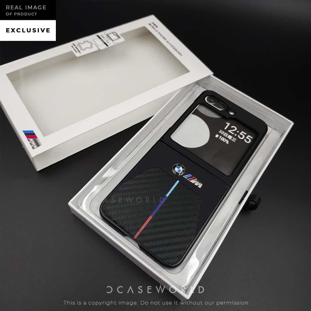 M Coupe Carbon Fibre + Leather Case – Z Flip 5