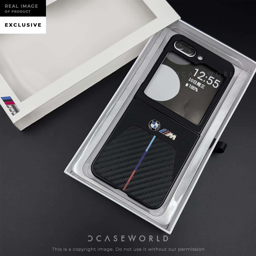 M Coupe Carbon Fibre + Leather Case – Z Flip 5
