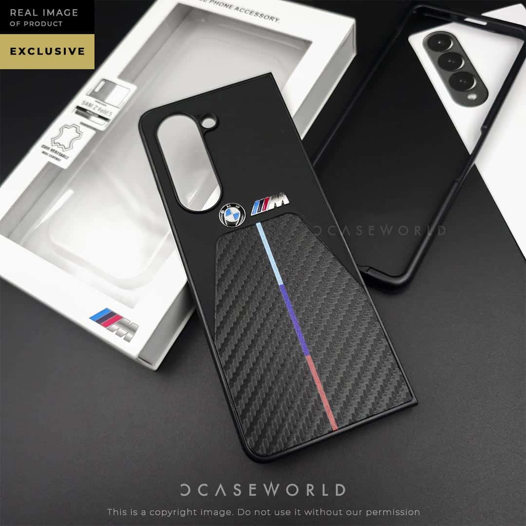 M Coupe Carbon Fibre + Leather Case - Z FOLD 5