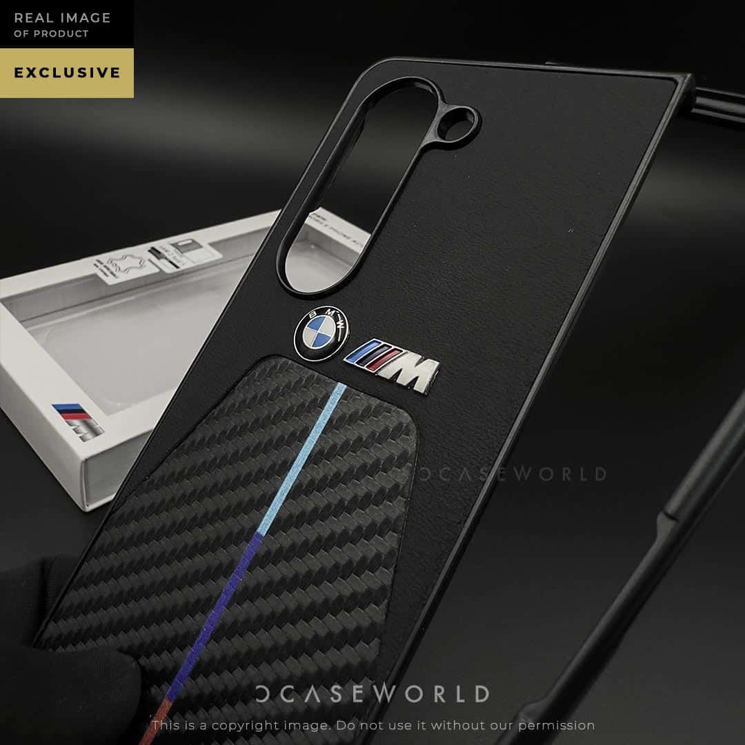 M Coupe Carbon Fibre + Leather Case - Z FOLD 5